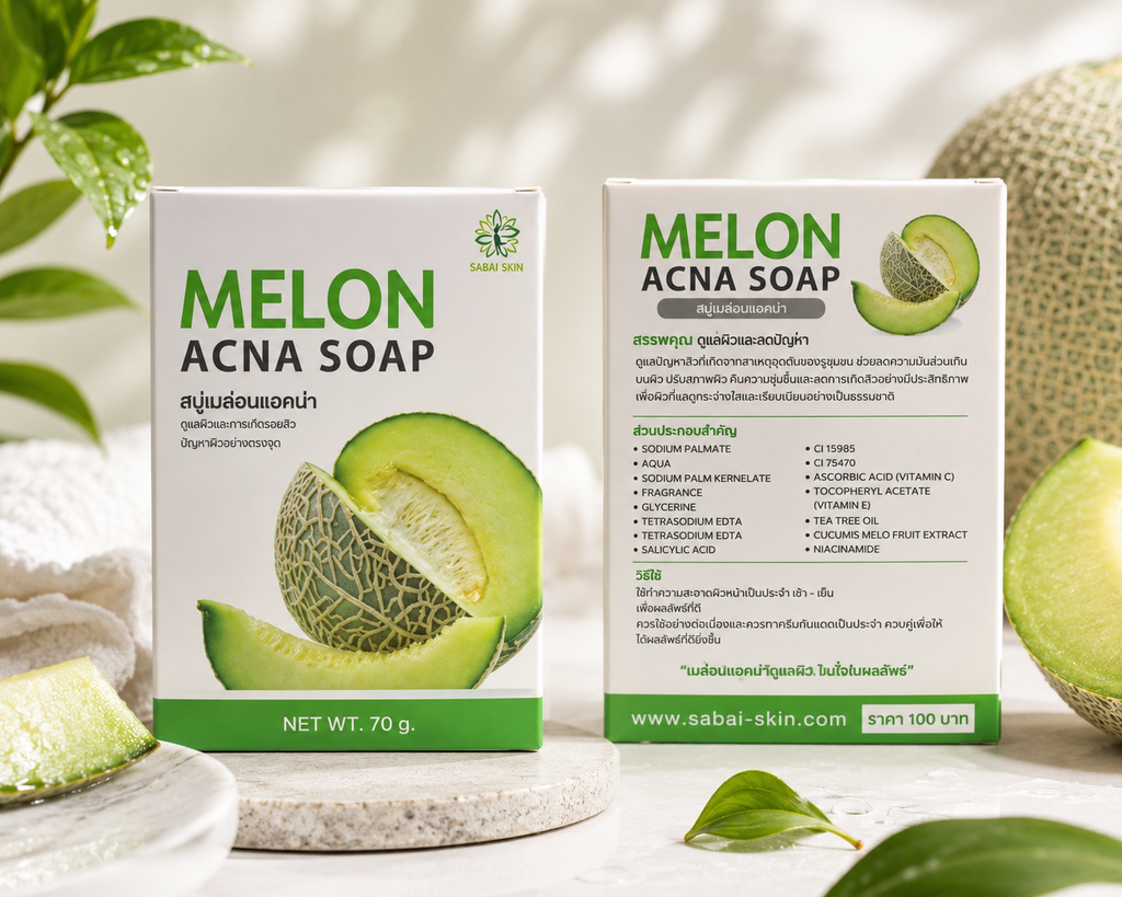 Melon Soap  Refreshing & Soft Skin Care
