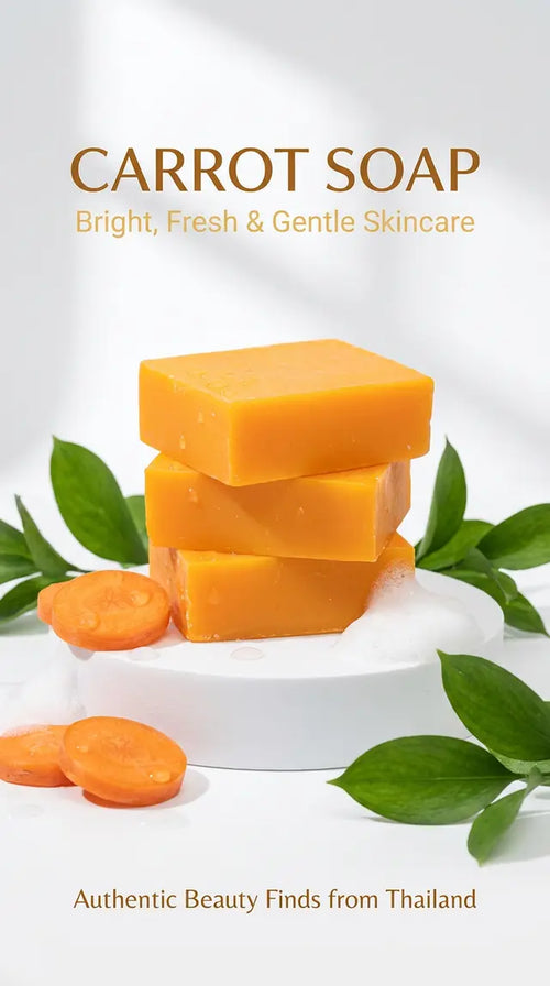 Carrot Soap Natural Handmade Face & Body Cleansing Bar