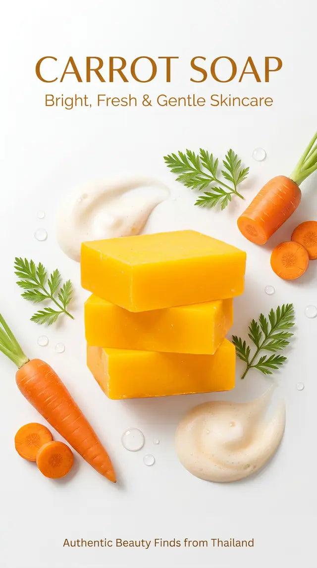 Carrot Soap Natural Handmade Face & Body Cleansing Bar