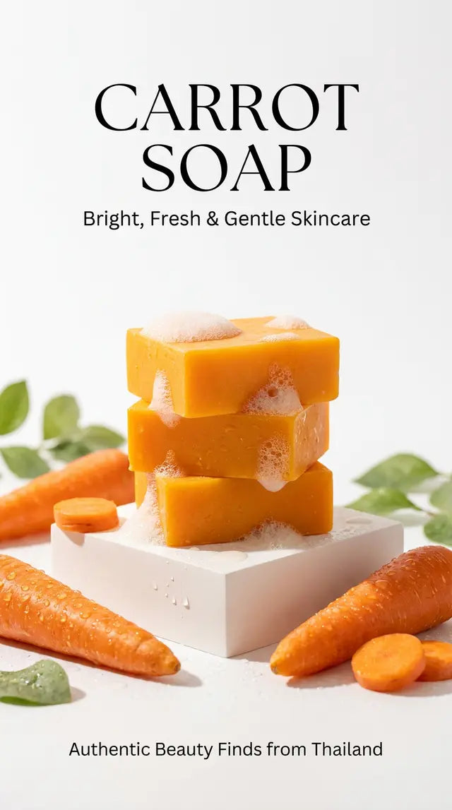 Carrot Soap Natural Handmade Face & Body Cleansing Bar