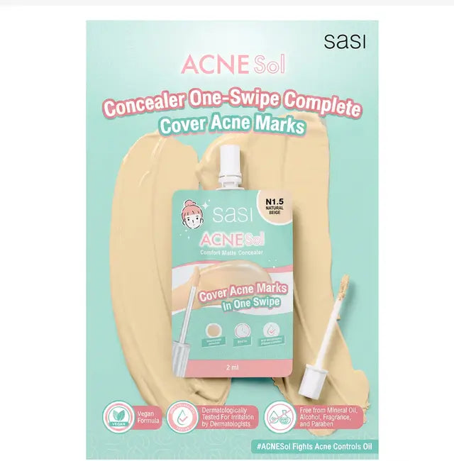 SASI Acne Sol Complete Acne Care Kit Oil Control Clear Skin Routine