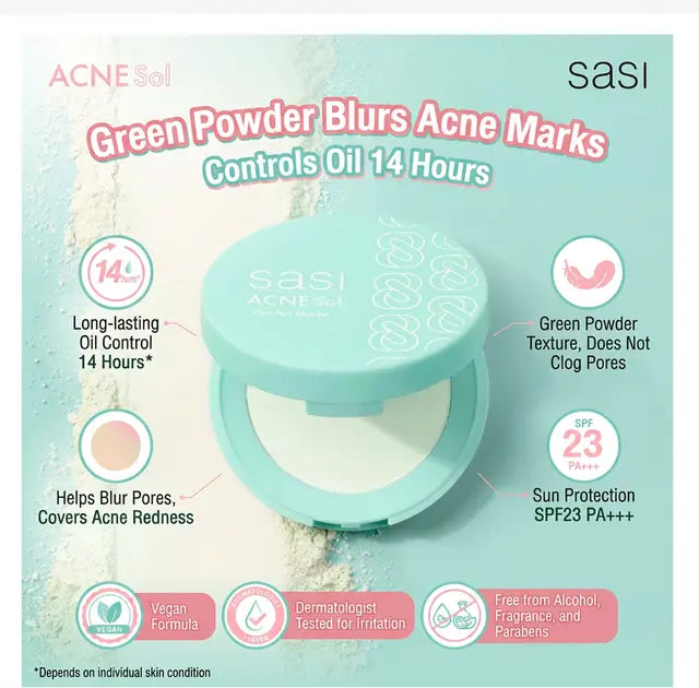 SASI Acne Sol Complete Acne Care Kit Oil Control Clear Skin Routine