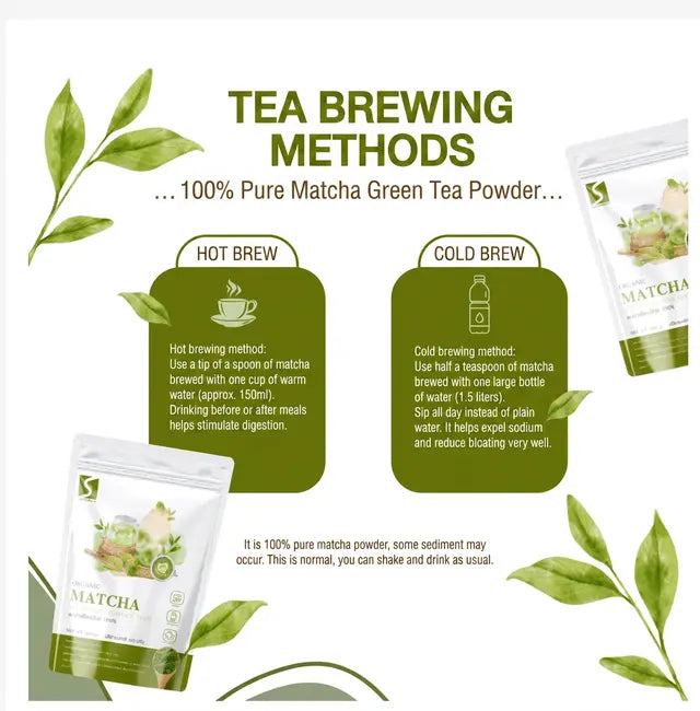 100% Natural Matcha Green Tea Powder Premium Grade 100g