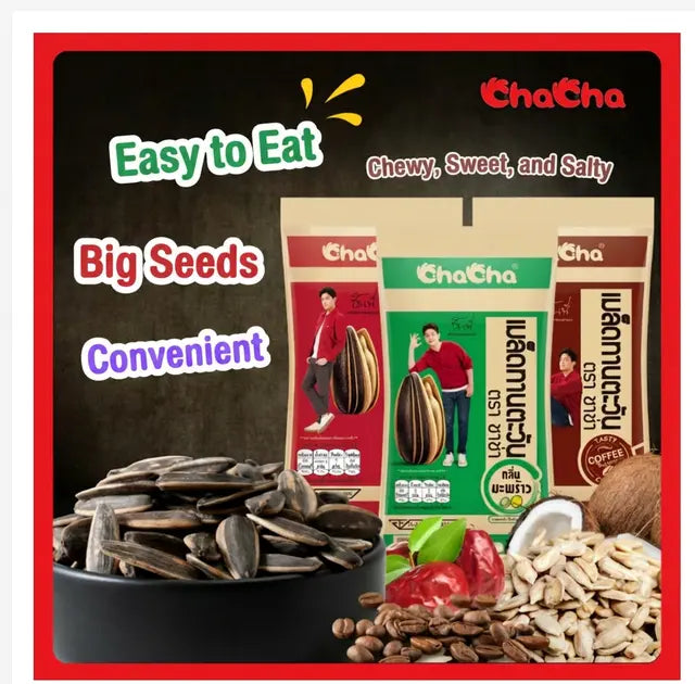 Chacha Flavored Sunflower Seeds Asian Snack 72g
