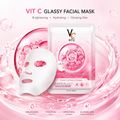 Vitamin C Sheet Face Mask Set Brightening & Hydration Care (6 Pack)