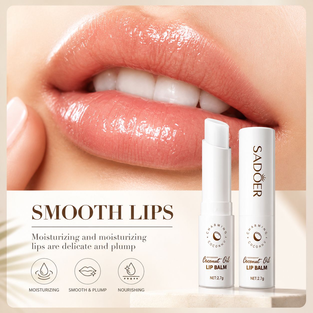 Coconut Lip Balm Deep Hydration & Smooth Lip Care