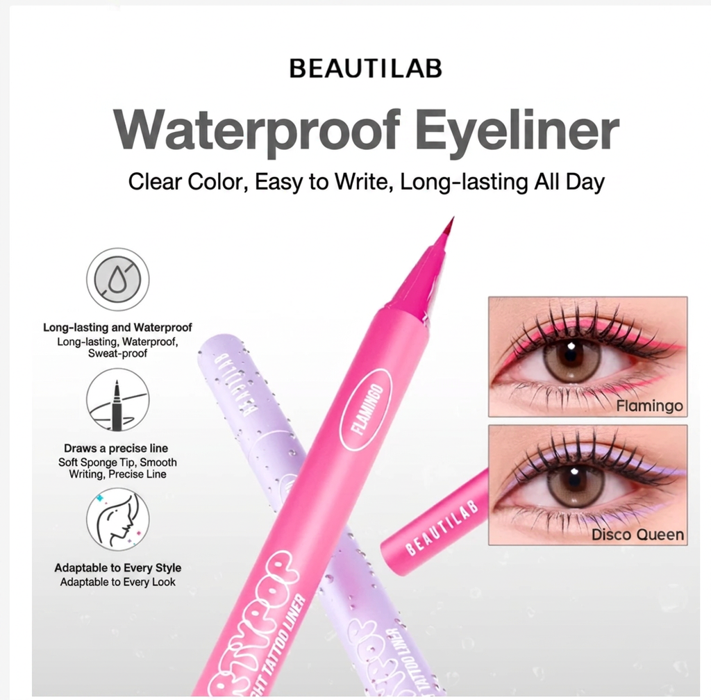 5 Color Waterproof Eyeliner Set Precision Liquid Eye Pens