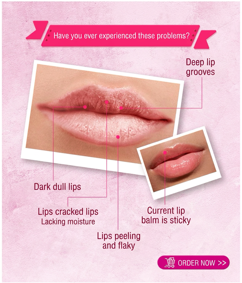 Color Changing Lip Balm Hydrating Natural Pink Glow