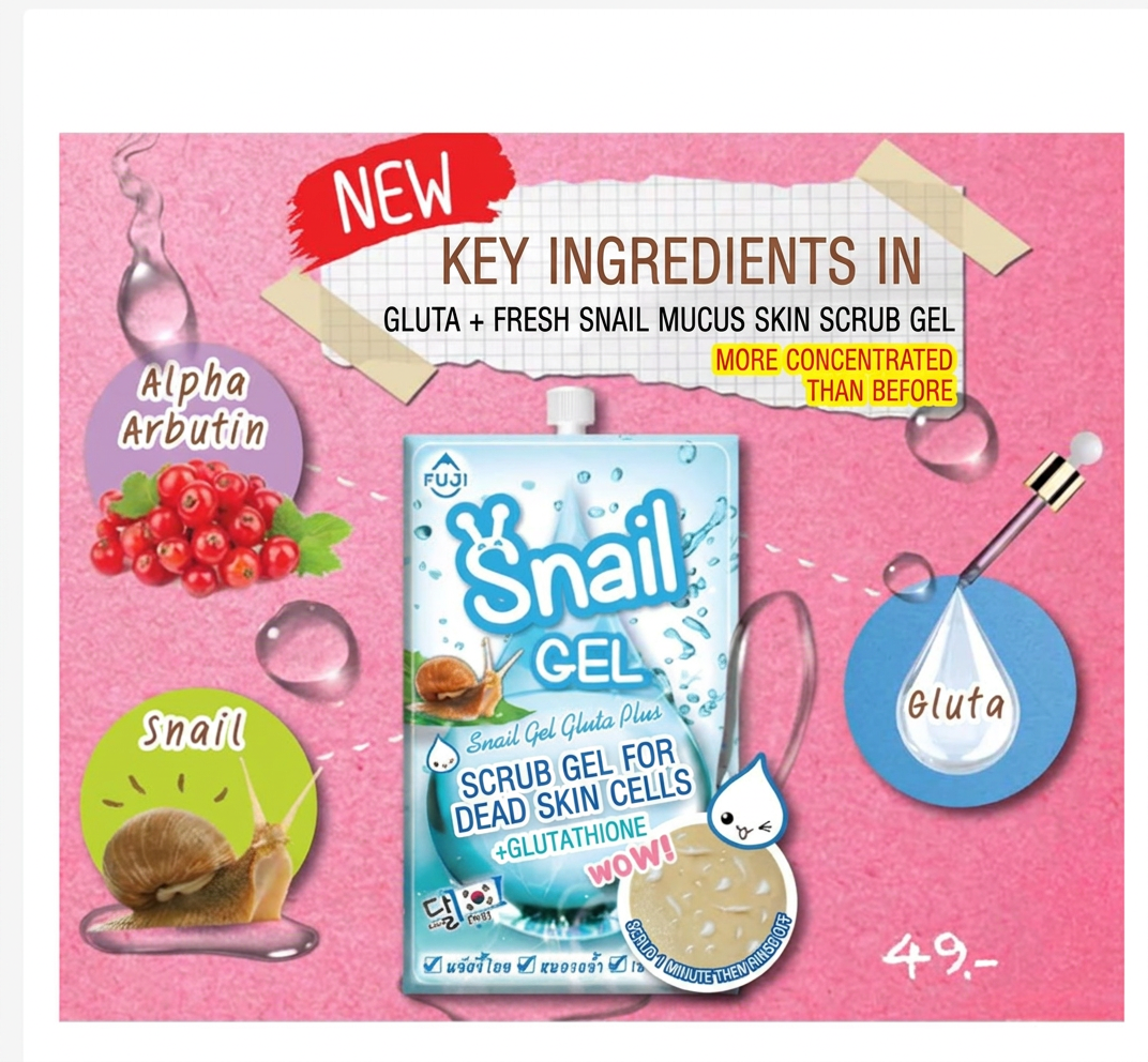 Snail Peeling Gel Facial Exfoliator Gentle Dead Skin Remover