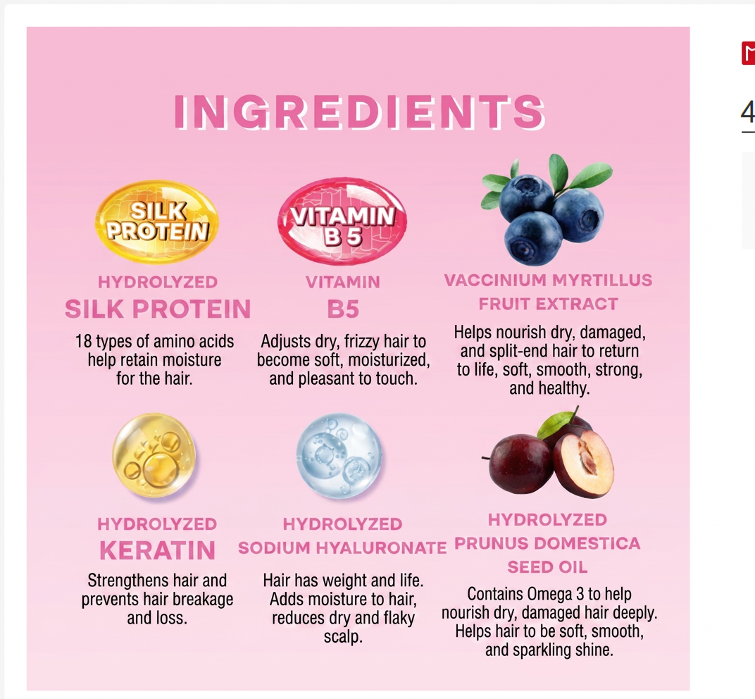 Leave In Hair Treatment Overnight Hair Mask Repair Dry Damaged Frizzy Hair