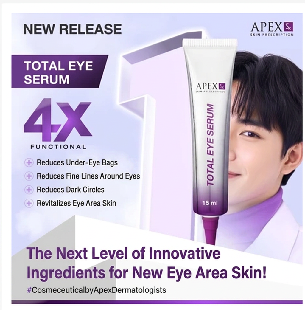 APEX-SX Total Eye Serum Advanced Peptide Anti Aging Dark Circles Firming