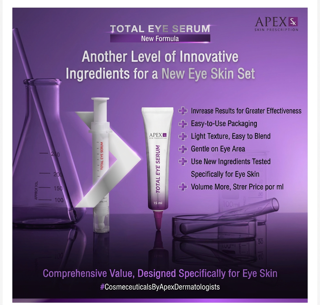 APEX-SX Total Eye Serum Advanced Peptide Anti Aging Dark Circles Firming