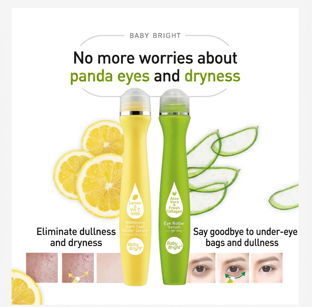 Cooling Eye Roll On Serum Dark Circles Puffiness Hydration