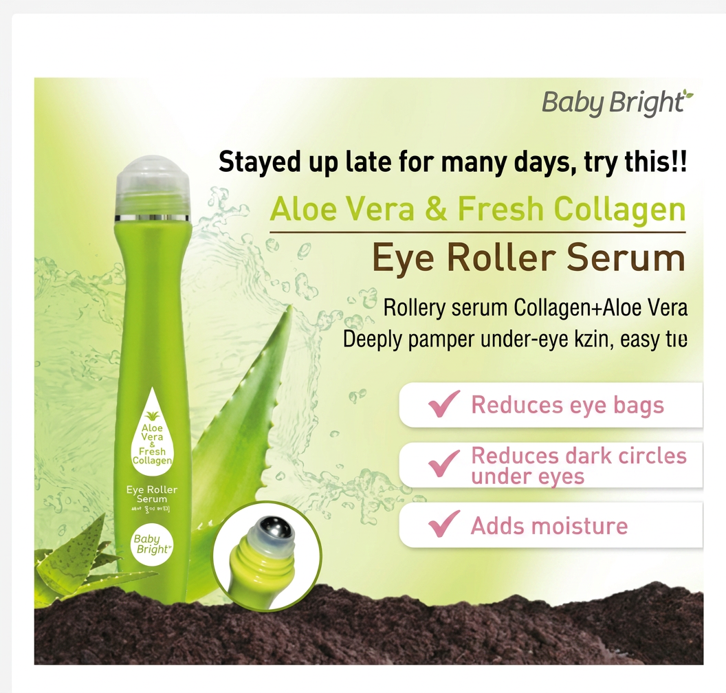 Cooling Eye Roll On Serum Dark Circles Puffiness Hydration