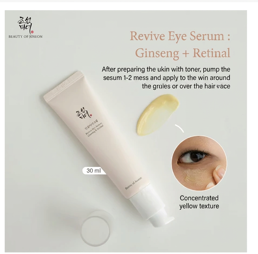 Beauty of Joseon Revive Eye Serum Ginseng Retinal Anti Aging Dark Circles