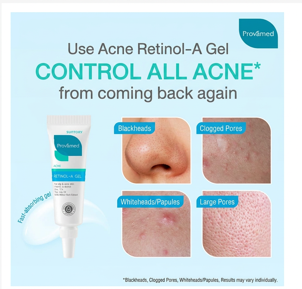 Acne Spot Treatment Retinol Gel Pimples Blackheads Oil Control Fast Action