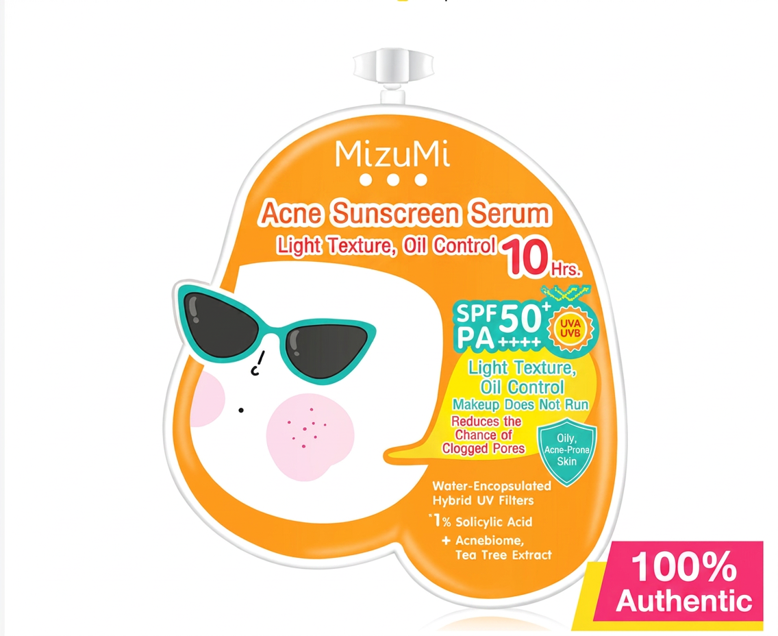 MizuMi Acne Skincare Treatment Set Oil Control Serum Gel SPF Korea