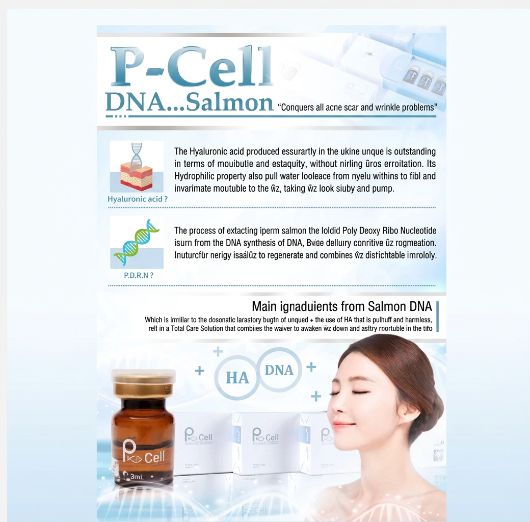 P-Cell PDRN Serum Salmon DNA Repair Ampoule Glow Skin Anti Aging