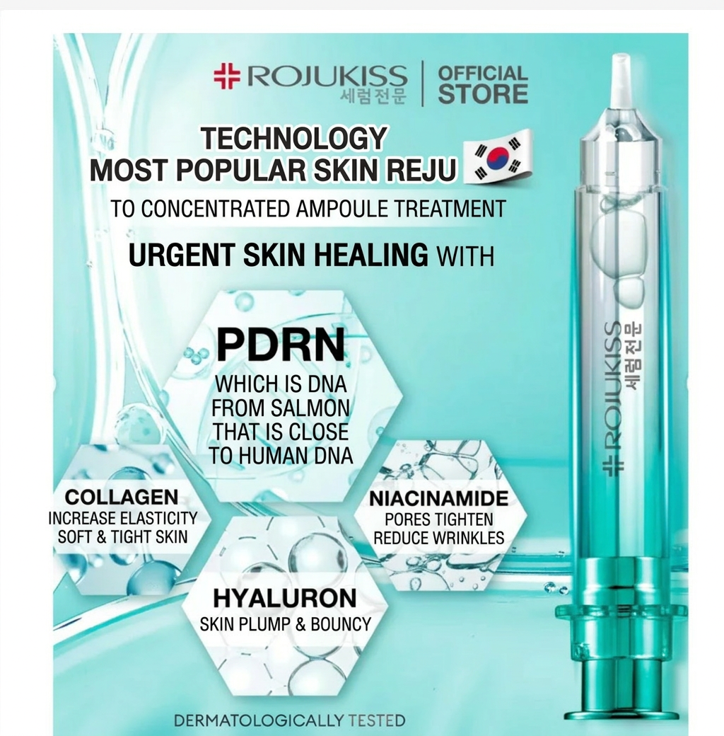 PDRN Salmon DNA Ampoule Set Collagen Glow Repair Serum 6 Pack