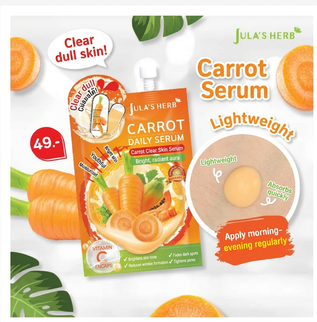 Carrot Anti Aging Serum Set Firming & Hydration Skincare (3 Pack)