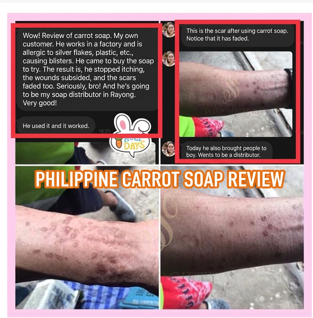 Carrot Soap Natural Handmade Face & Body Cleansing Bar