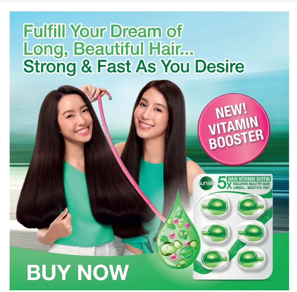 Sunsilk Biotin Hair Vitamin Capsules 6 x 1ml – Healthier & Longer-Looking Hair