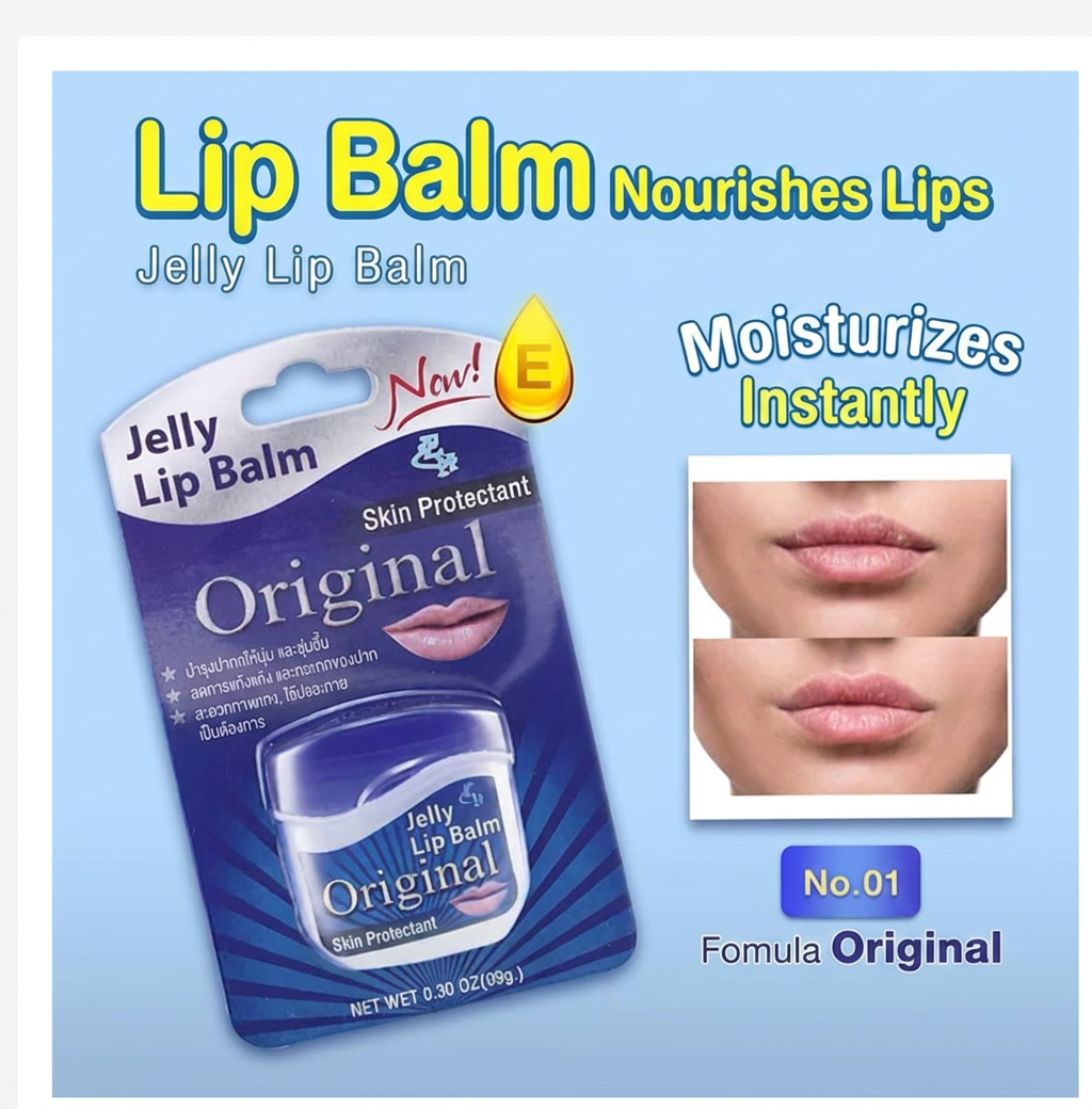 Jelly Lip Balm Hydrating Vitamin Care for Soft Lips
