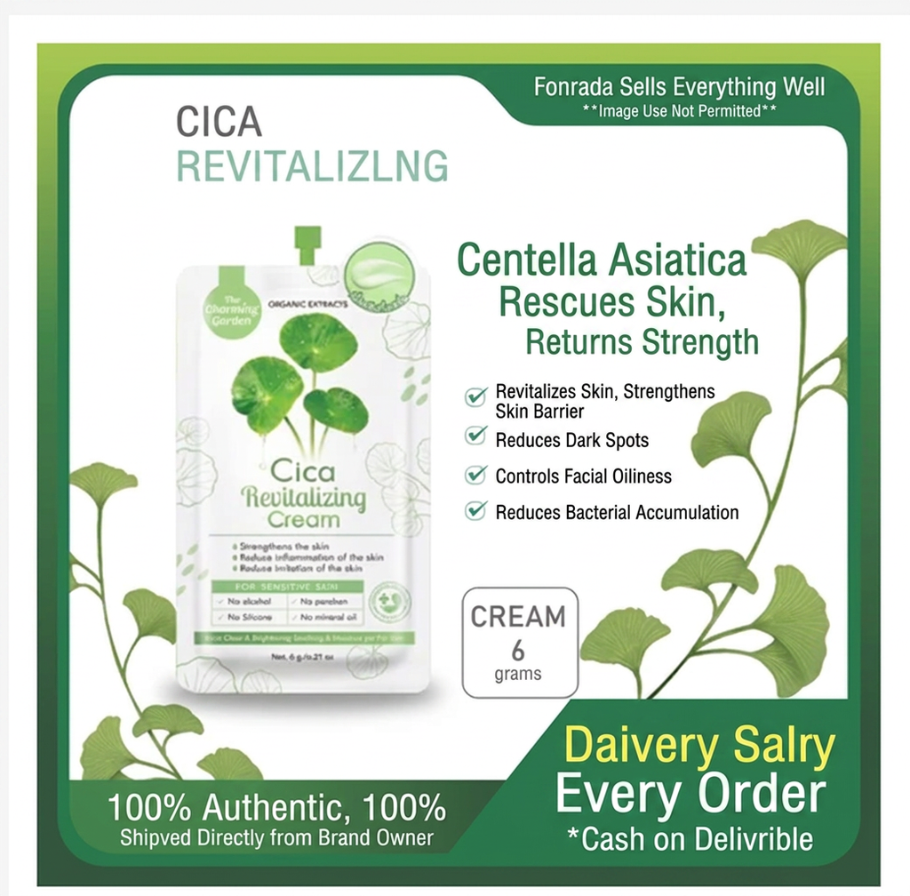 Cica Revitalizing Cream with Centella Asiatica  Soothing & Barrier Support