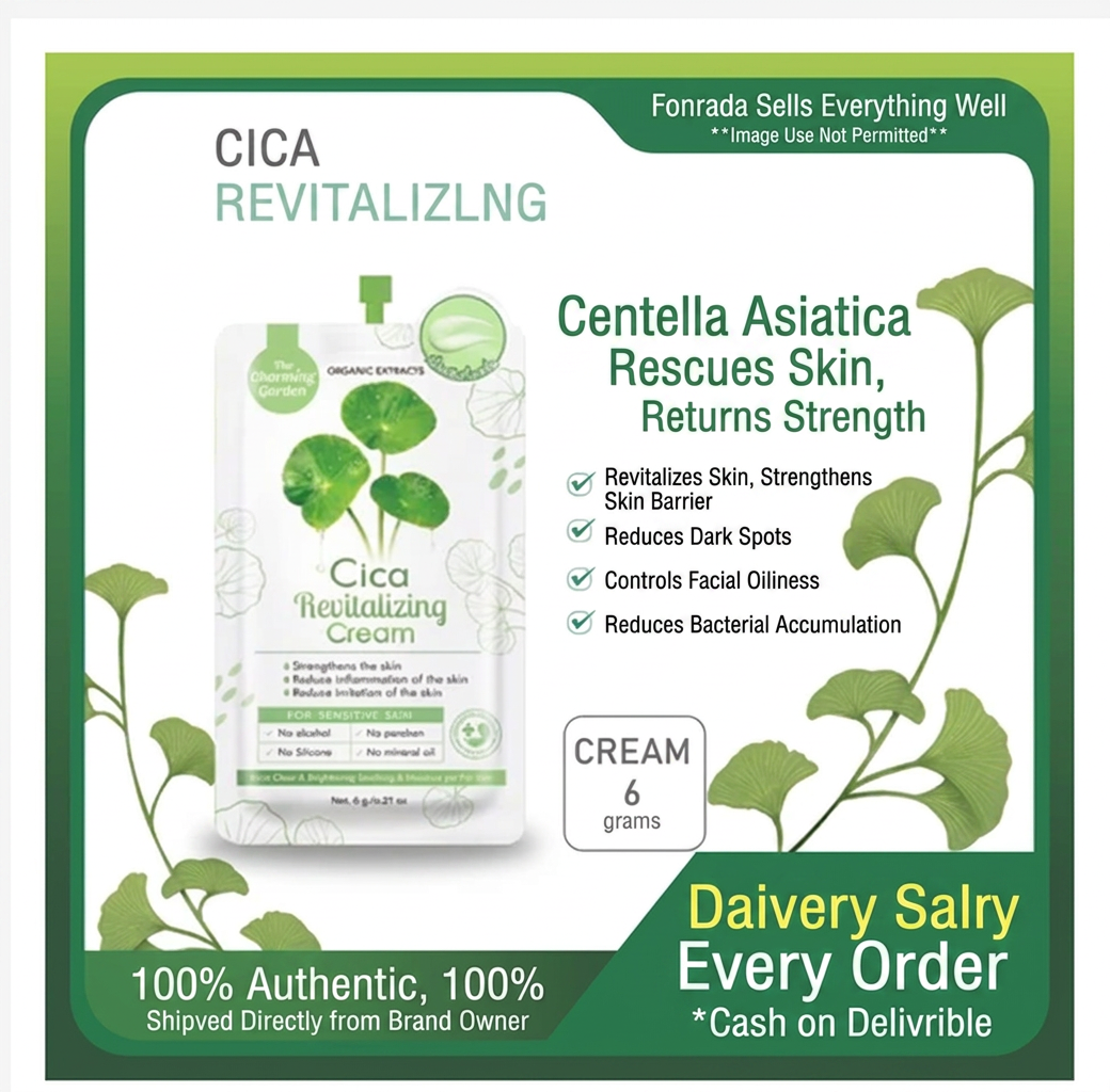 Cica Revitalizing Cream with Centella Asiatica  Soothing & Barrier Support