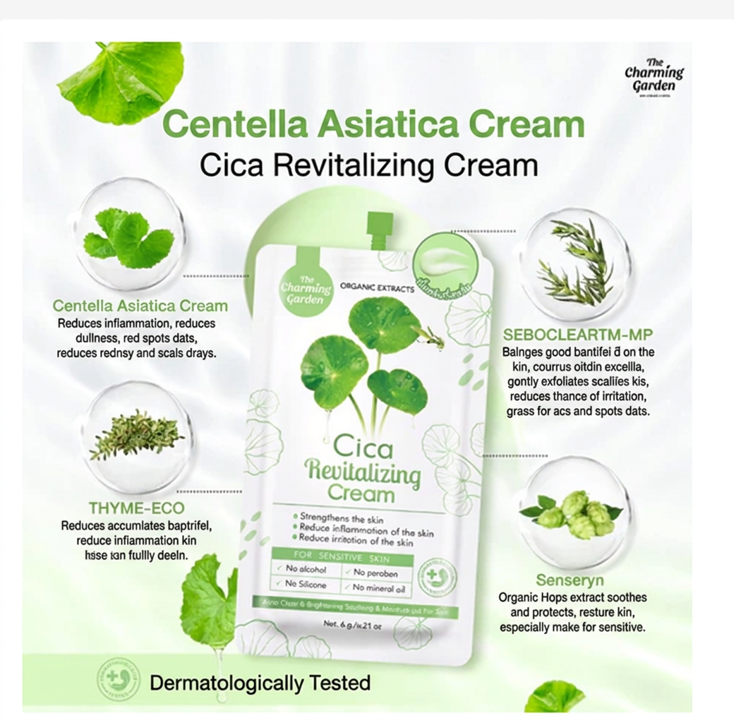 Cica Revitalizing Cream with Centella Asiatica  Soothing & Barrier Support