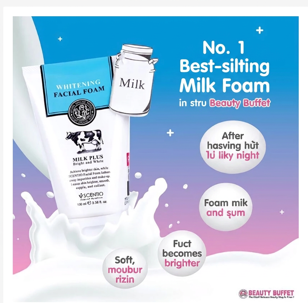 Beauty Buffet Scentio Facial Foam 100ml – Choose Your Formula
