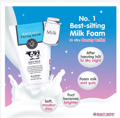 Beauty Buffet Scentio Facial Foam 100ml – Choose Your Formula