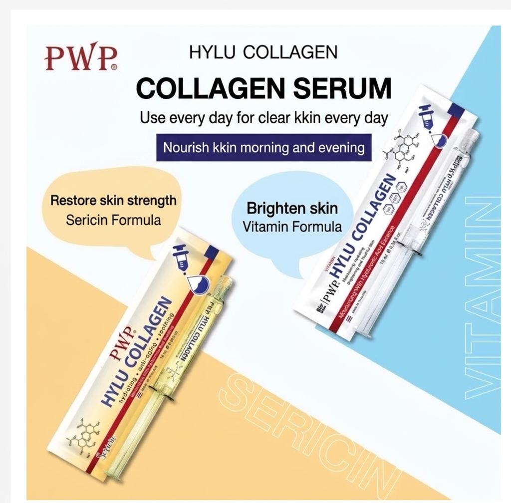 PWP Hylu Collagen Sericin Serum 10ml