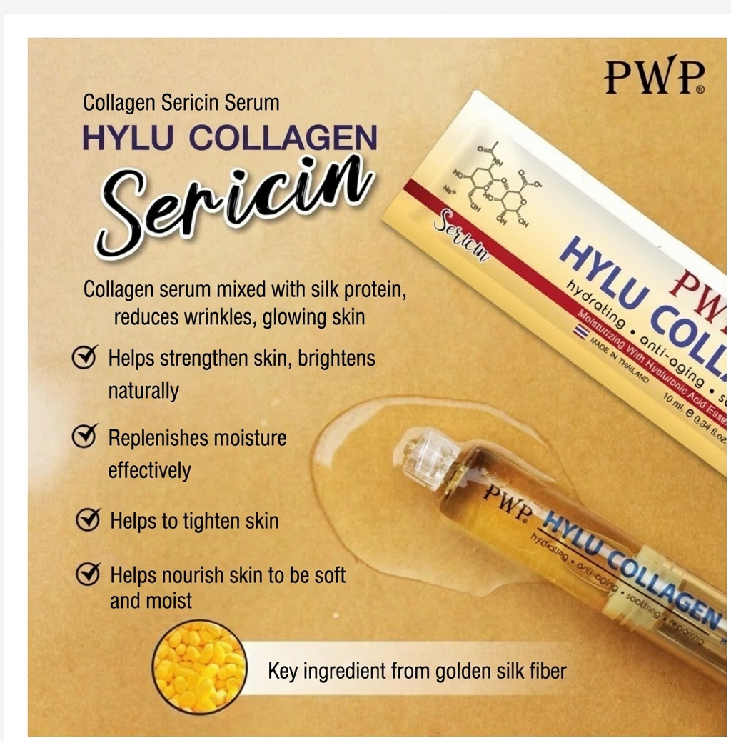 PWP Hylu Collagen Sericin Serum 10ml