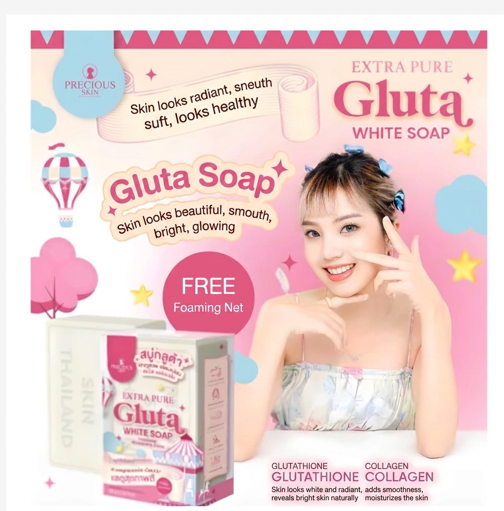 Precious Skin Extra Pure Gluta White Soap 80g