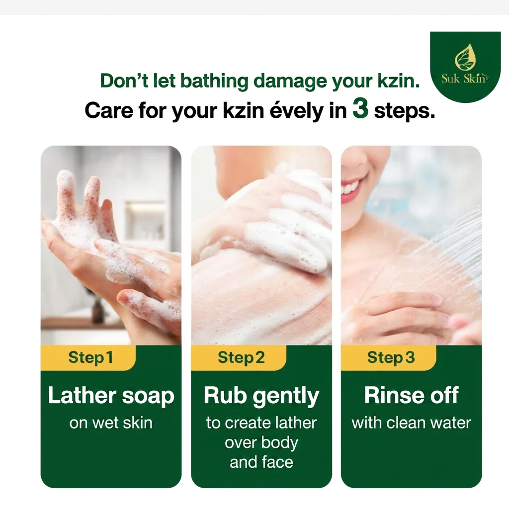 Suk Skin Thai Herbal Soap 20g – Cooling Herbal Soap