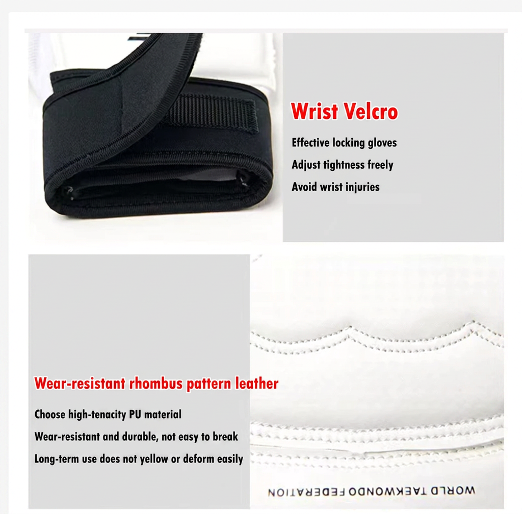 Martial Arts Half-Finger Gloves & Foot Guards – Taekwondo, MMA & Training Gear