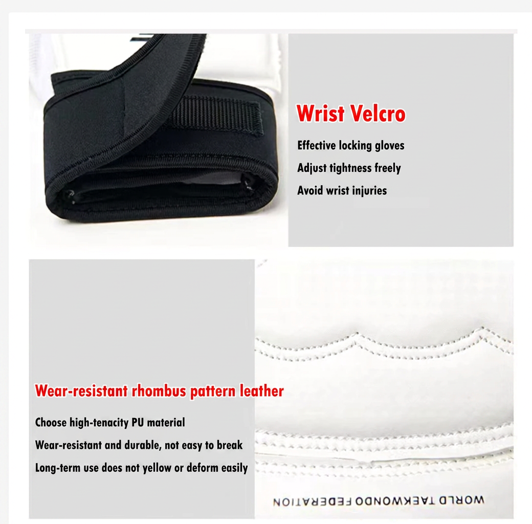 Martial Arts Half-Finger Gloves & Foot Guards – Taekwondo, MMA & Training Gear