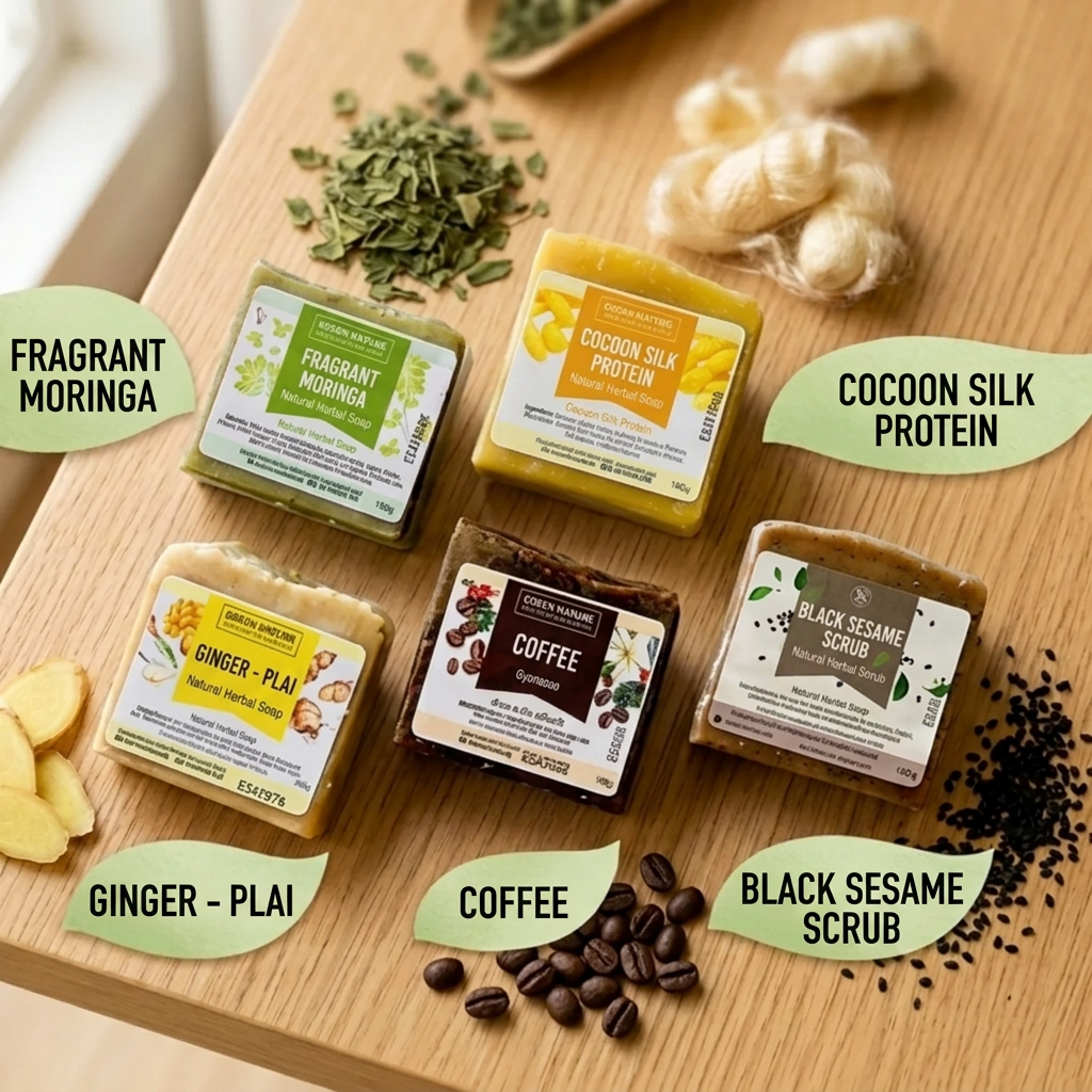 Seennature Handmade Herbal Soap – 100g, Choose Your Formula