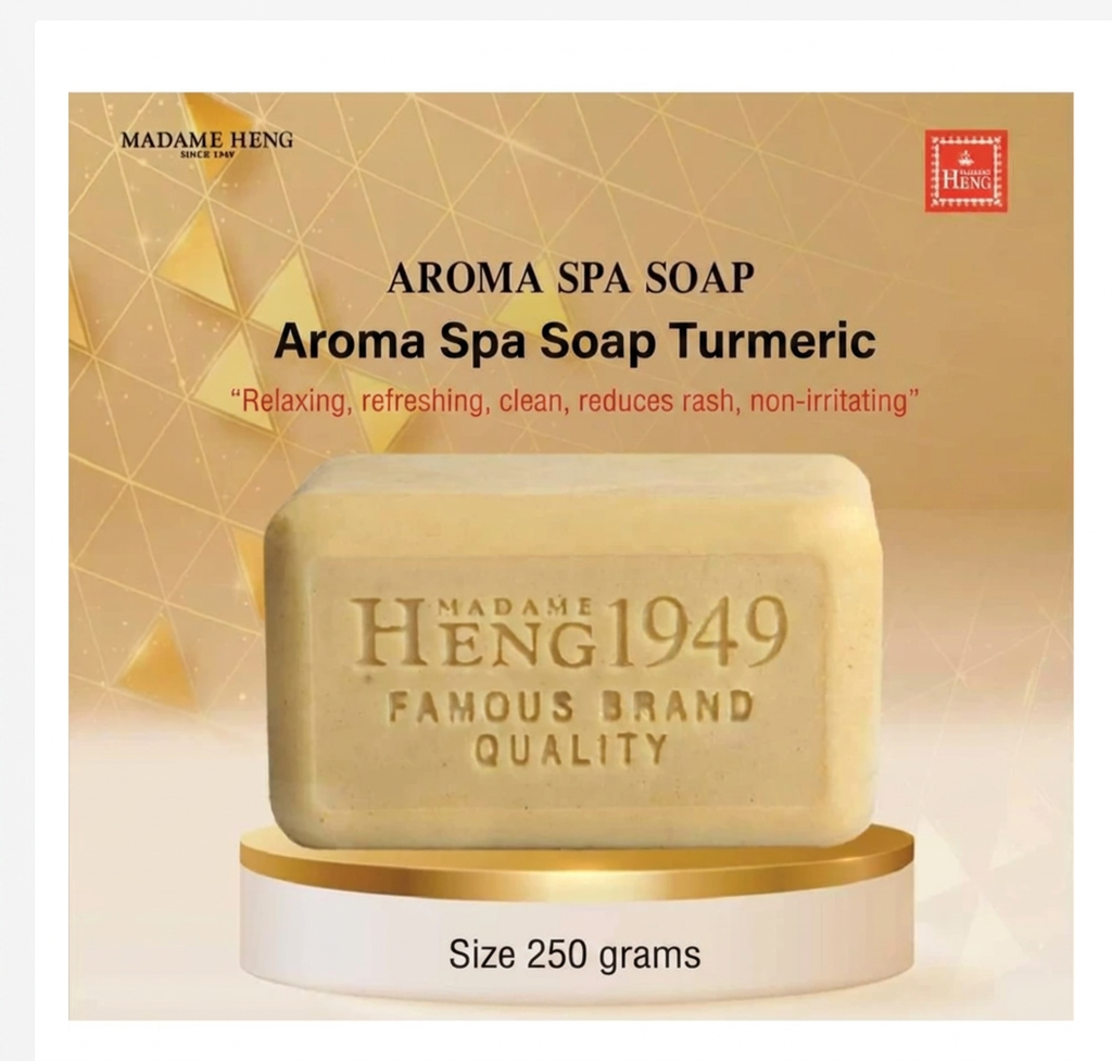 Madame Heng Gold Bar Aroma Spa Turmeric Soap 250g