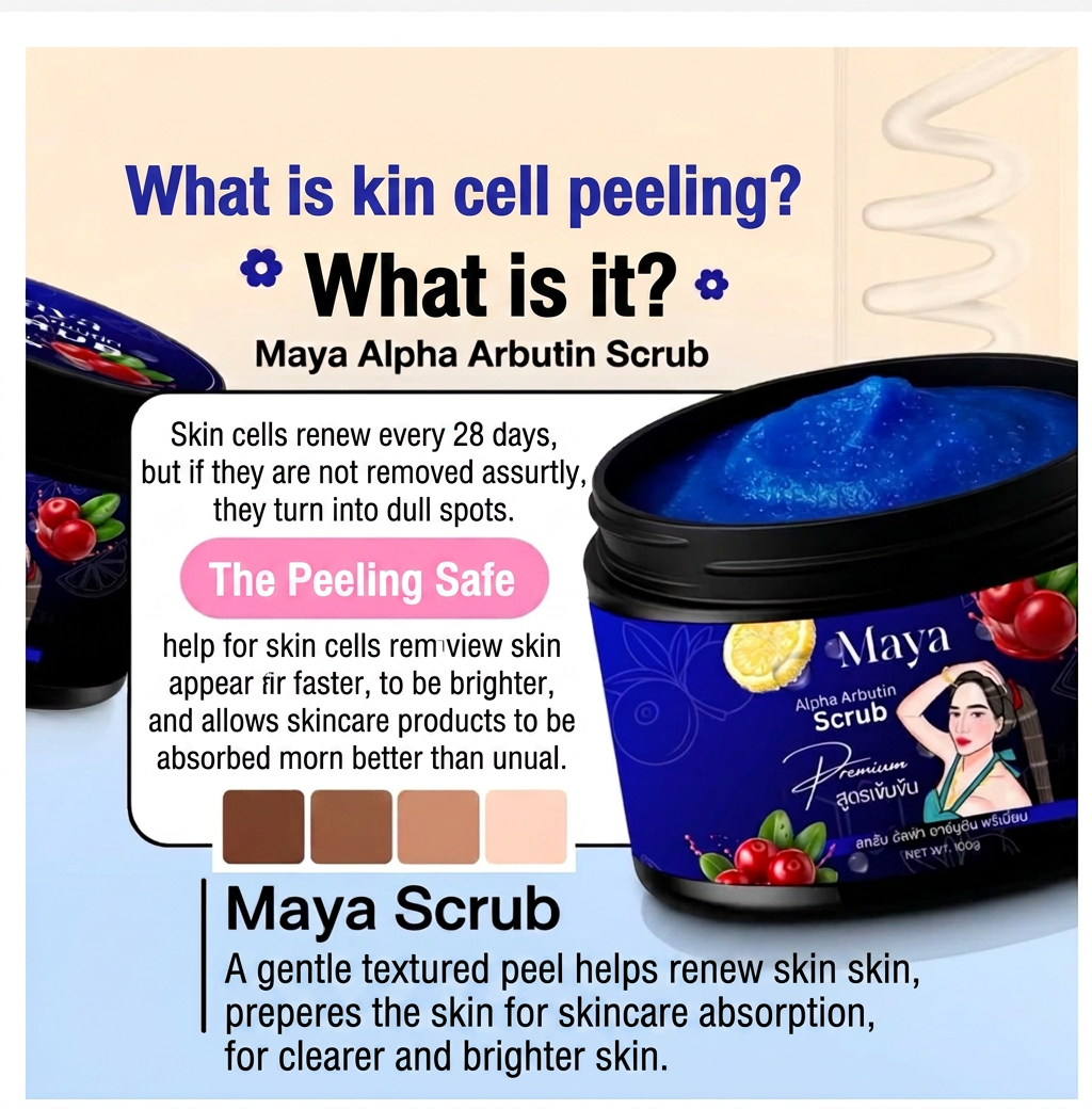 MAYA Alpha Arbutin Gentle Body Scrub 100g