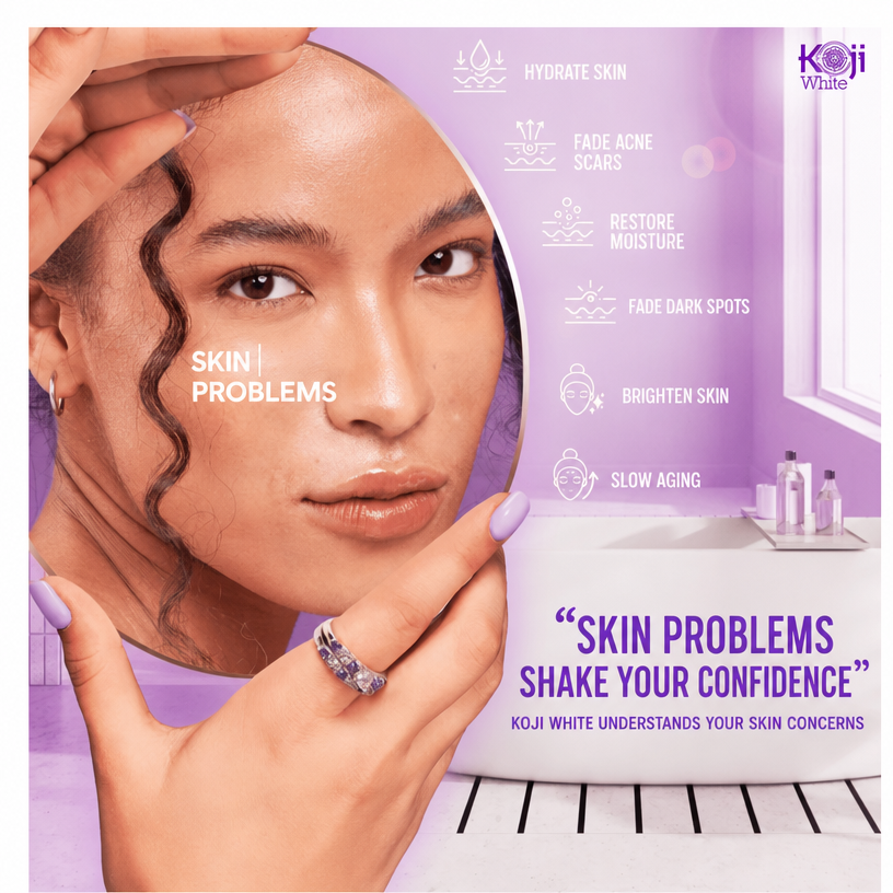 Koji White Kojic Acid & Hyaluronic Acid Brightening Soap – 2 x 80g