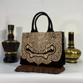 Singha Lion Golden Tote  Thai Power Canvas Crossbody Bag
