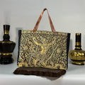 Garuda & Naga Golden Canvas Tote Thai Mythology Premium Bag