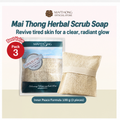 Mai Thong Thai Kräuter-Peelingseife im Beutel – 3er-Pack, je 100 g