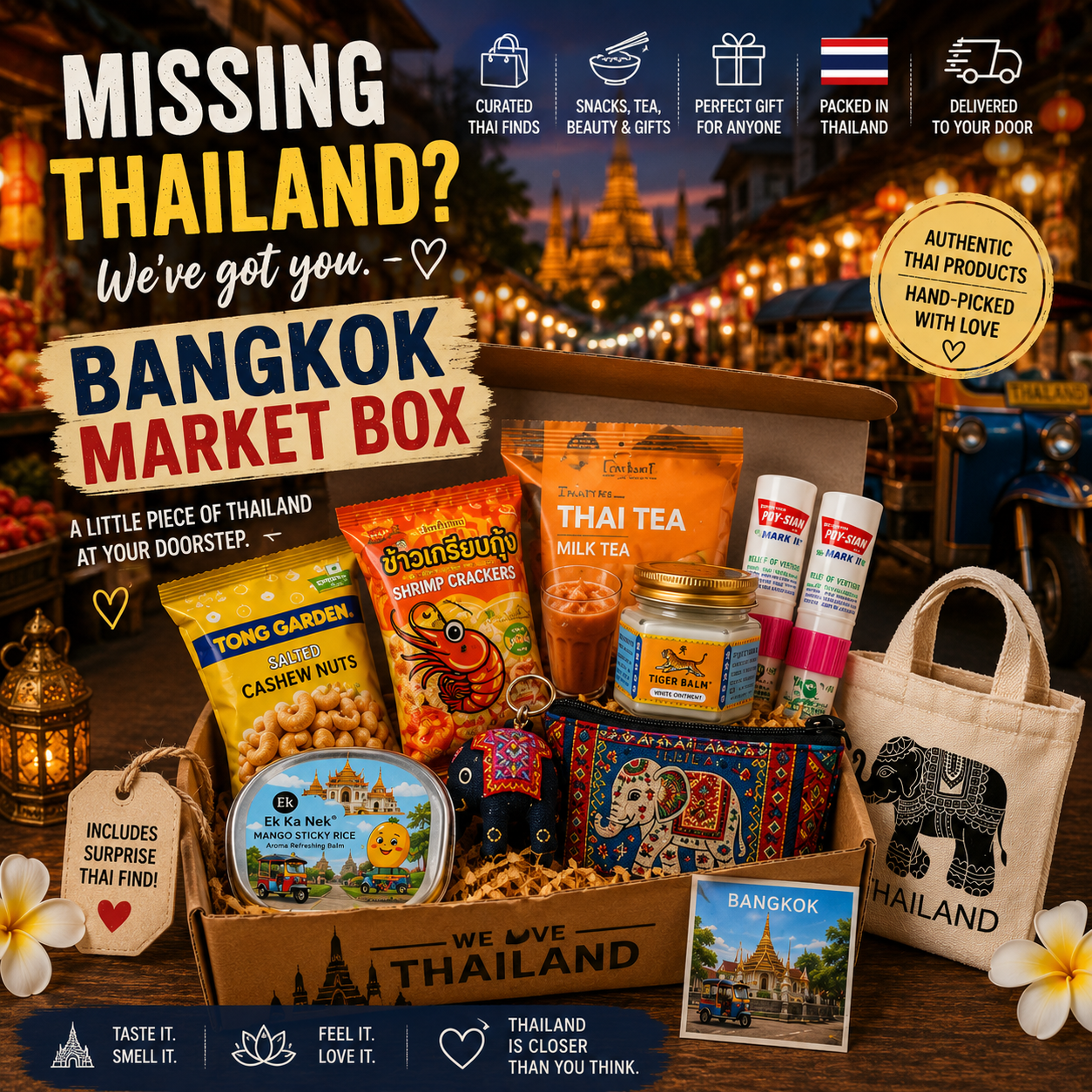 Missing Thailand Box – Thai Favorites Gift Bundle