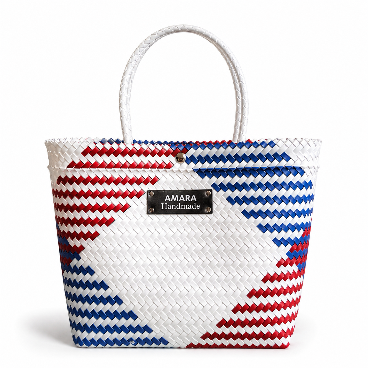 AMARA Handmade Woven Bag Thai Flag Color Edition