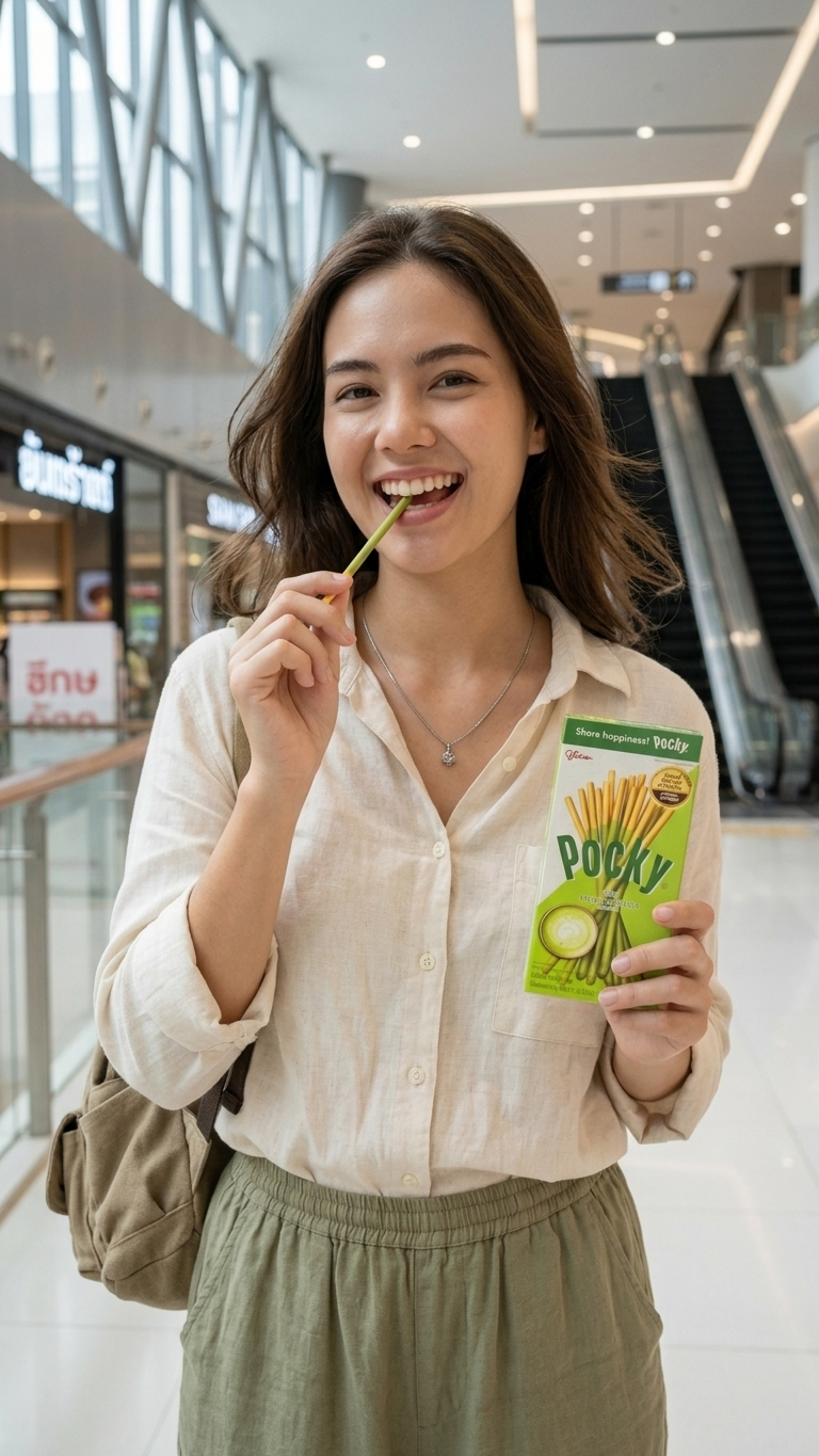 Pocky Matcha Milk Biscuit Sticks Japanese Snack 10 Pack