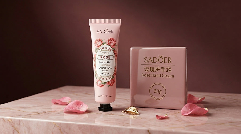 5 Pack Hand Cream Set Fruits and Flowers Hydrating Gift Set Moisturizing