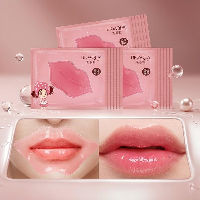 Lip Gel Mask Set Hydrating & Softening Lip Care (10 Pack)